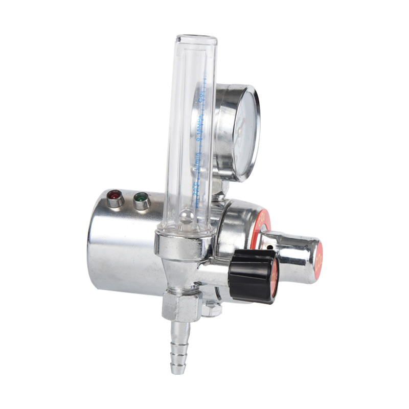 Regolatore di CO2 ad anidride carbonica di tipo riscaldato Regolatore di gas in ottone pieno con pressione regolabile